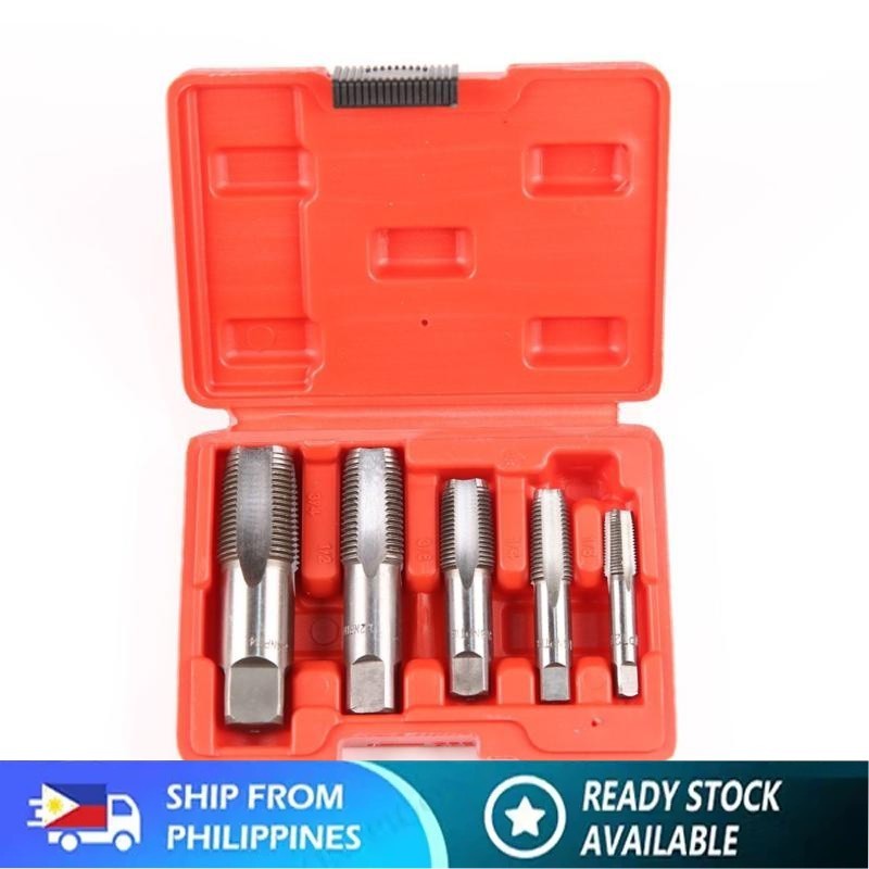 [Local Shipment] 5-piece NPT tap set for pipeline thread repair ...