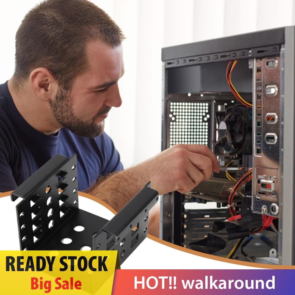 4 Bay 2.5 inch to 3.5 inch Adapter Bracket SSD Hard Drive Enclosure ...