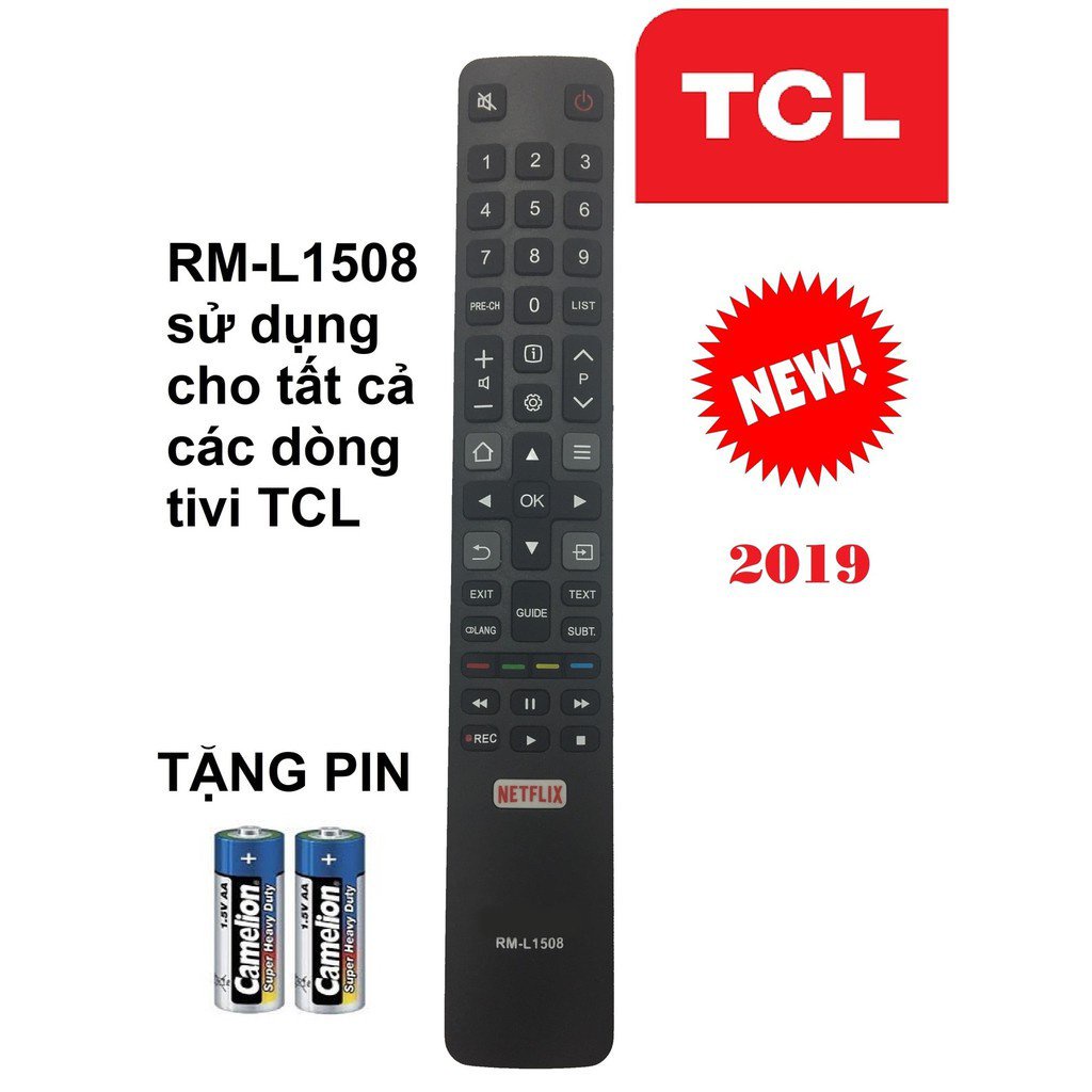 Remote control TCL smart rm-l1508 for all TCL TV series | Shopee ...
