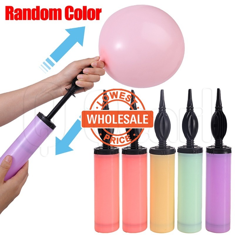 [Wholesale] Macaroon Mixed Color Balloon Pump / Plastic Hand Push ...