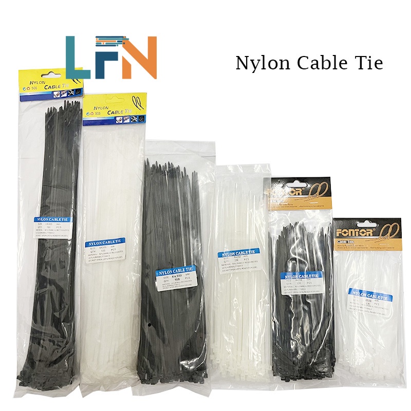 100PCS Nylon Universal Cable Tie Buckle 2026 Upgrade Multipurpose Plastic Cable Ties Tool Heavy Duty Self Locking Nylon Zip Ties Uv Resistant Black Z