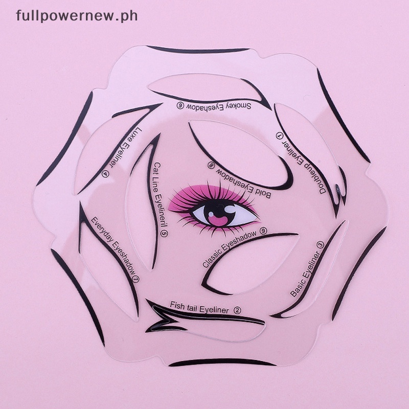 fullpower al Eyeliner Eyeshadow Stencil SixInOne Eye Makeup Template