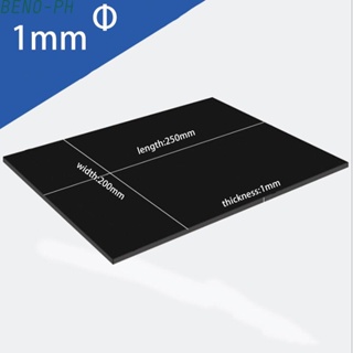 5pcs ABS Styrene Plastic Flat Sheet Plate 1mm x 200mm x 250mm White