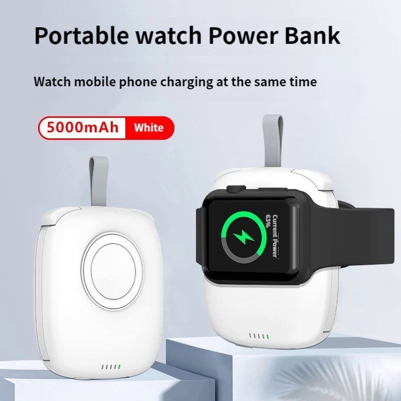 3-in-1 Power Bank Mini 5000mAh Wireless Magnetic Super Fast Charging ...