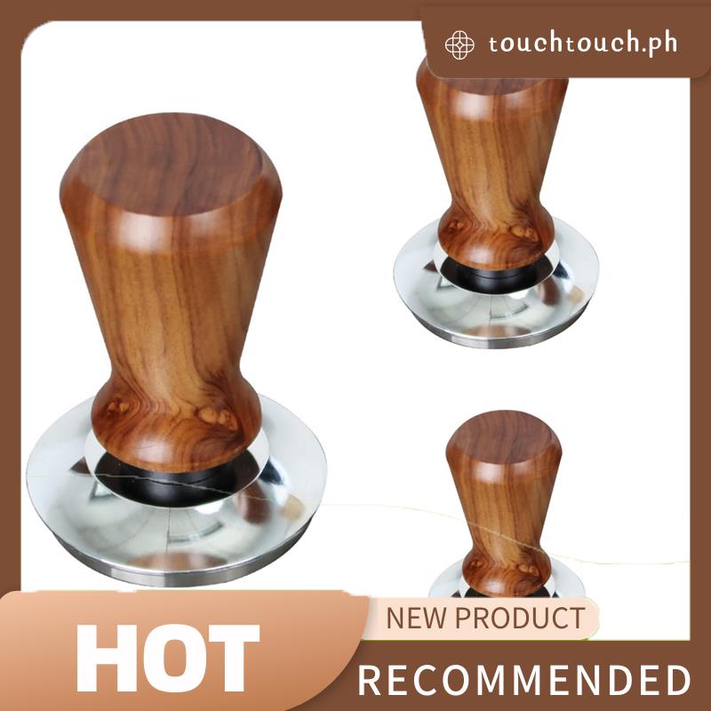 Coffee Tamper Wooden Handle Barista Espresso Maker Grinder Handmade Coffee Powder Hammer Tamper