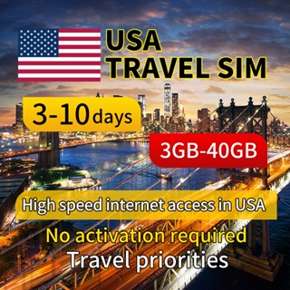 USA travel sim card 30 day I 8GB highspeed data 4G I 3000' calls in US