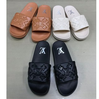 Lv slippers womens online price