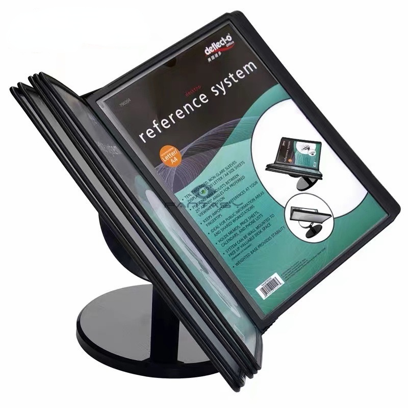 FANTASY DEFLECTO A4 Desktop Rotating Page Flip Display Stand Menu