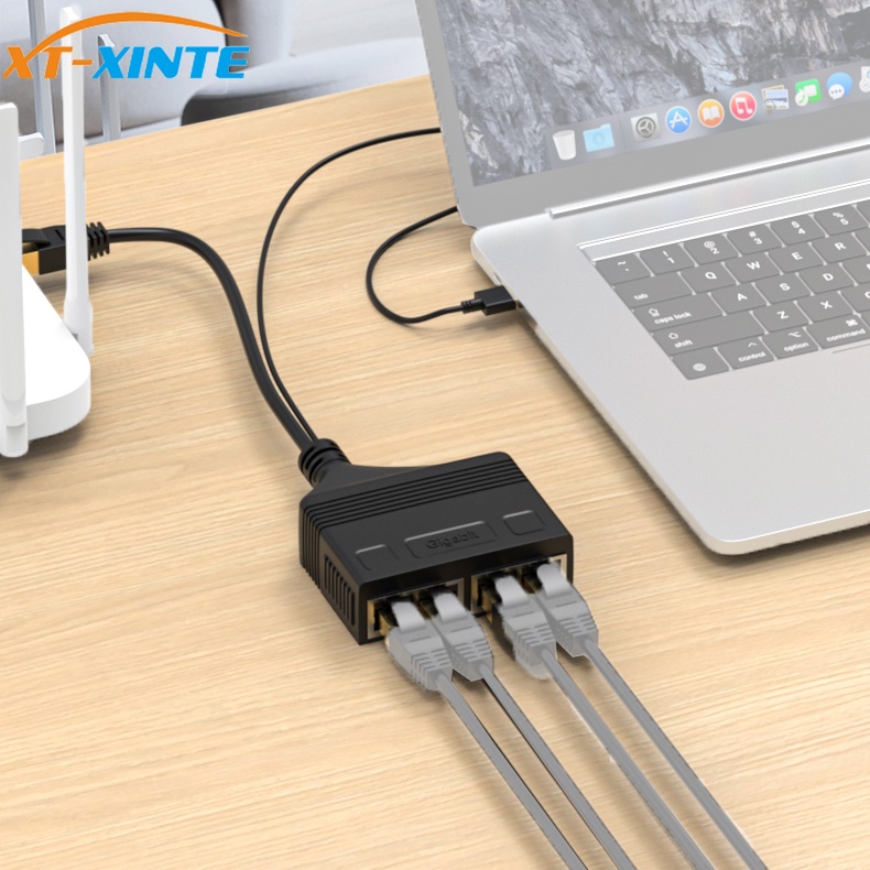 XT-XINTE RJ45 Splitter 1 To 3 or 4 Ethernet Adapter Internet Network ...