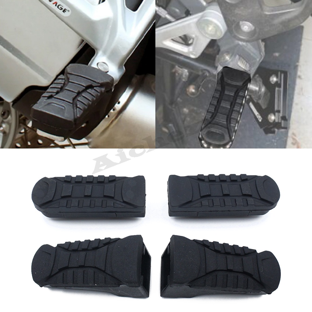 Motorcycle Front Rear Footpeg Plate Footrest Rubber for BMW R1200GS LC ...