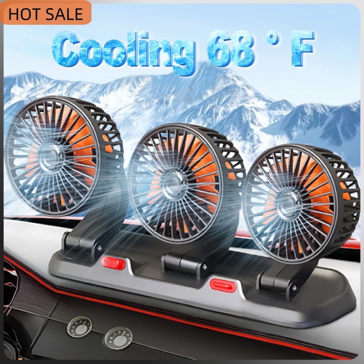 Portable car aircon 12v/24v 360 Degree All-Round Adjustable car cooler ...