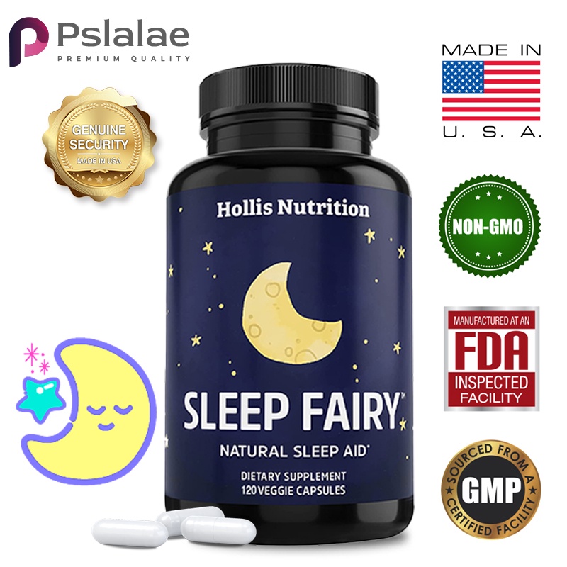 Natural Sleep Aid 10 mg Melatonin, LTheanine, 5HTP, Valerian Root, GABA, Magnesium