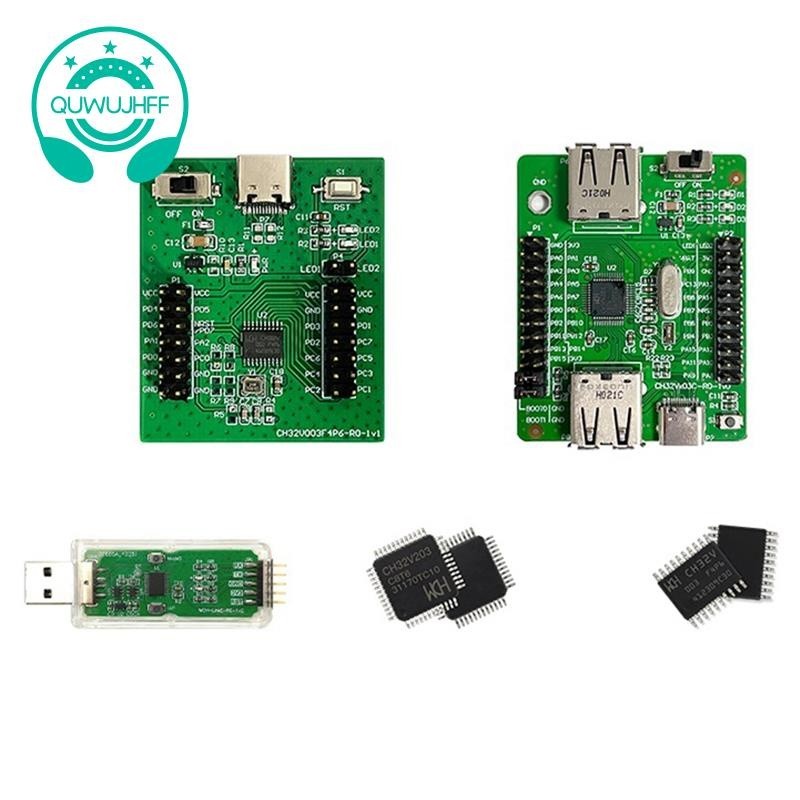 CH32V003 Development Board Set Evaluation Board Set Kit 32-Bit General ...