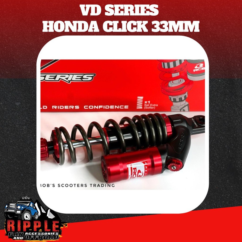 RCB VD SERIES REAR SHOCK HONDA CLICK 125/CLICK 150 330MM racing boy ...