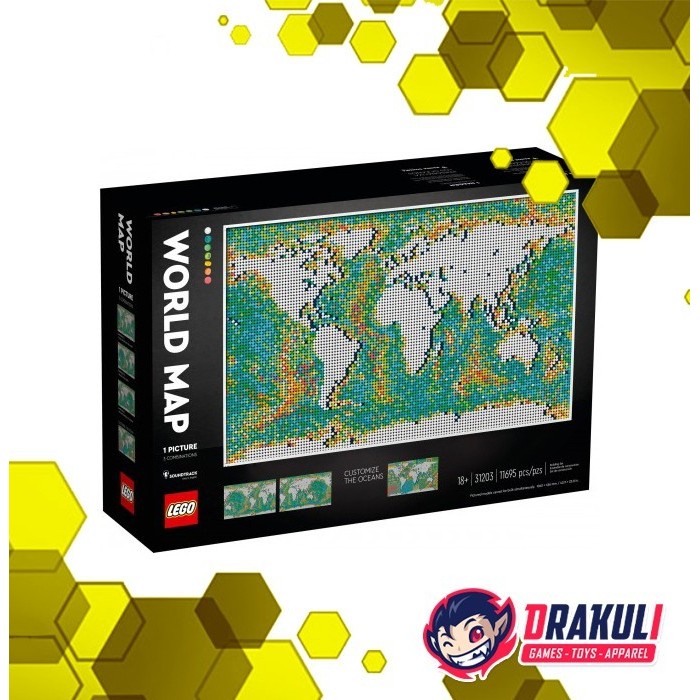 Toys LEGO Art and Craft World Map 31203 | Shopee Philippines