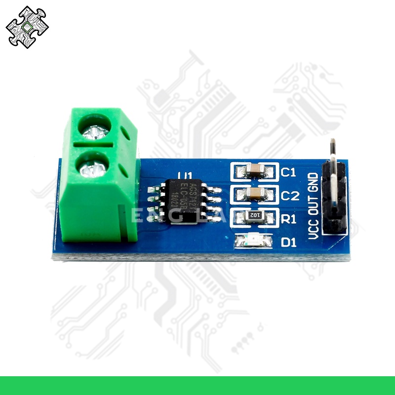 ENGLAB★ACS712 Current Sensor Module Measurement 5A/20A/30A Range ...