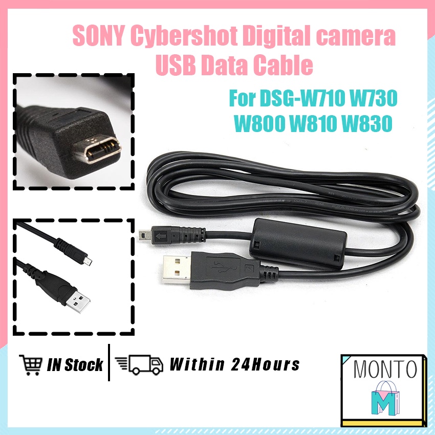 Digital Camera USB Cable USB A Male to Mini 8 Pin Male Charging Cable