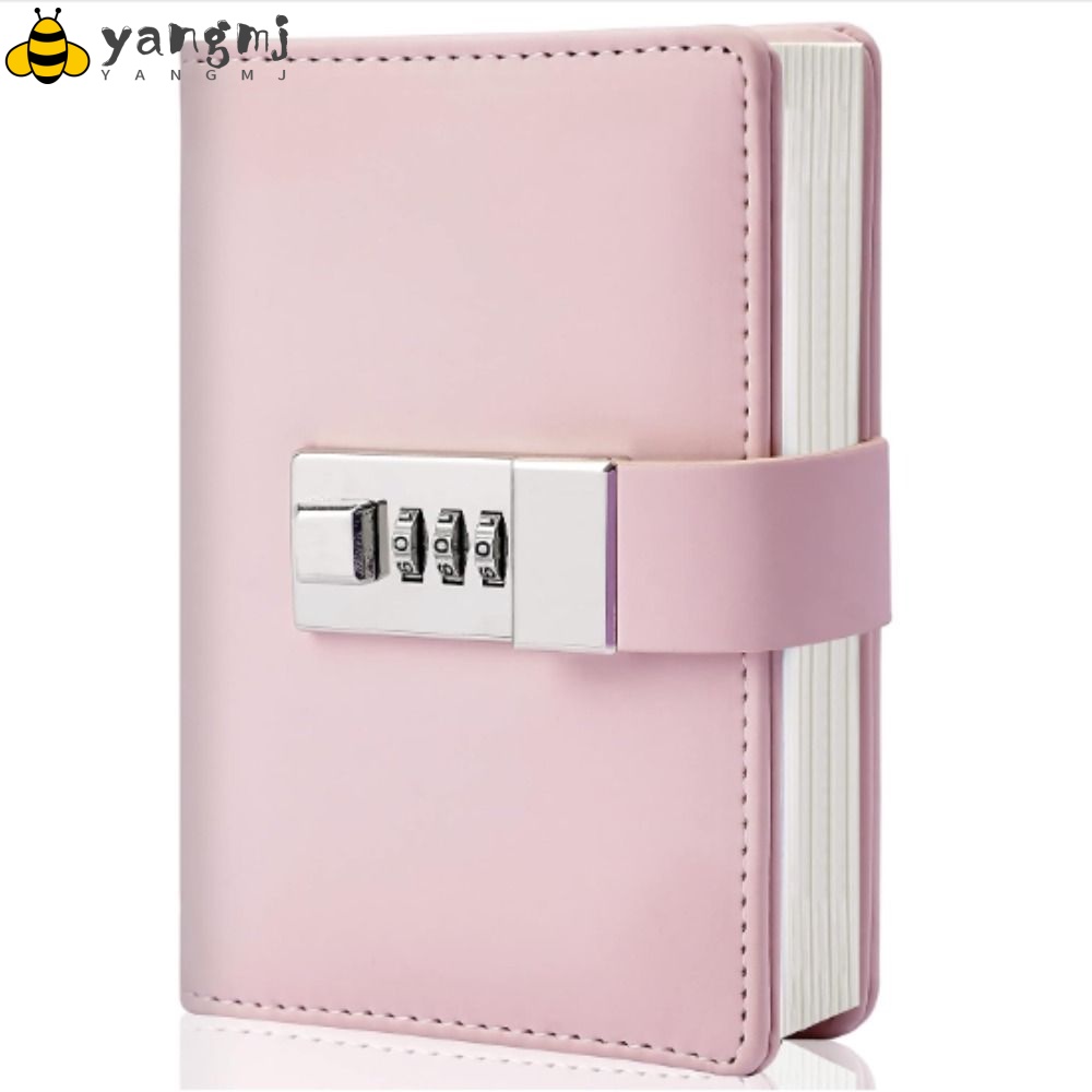 YANGMJ Journal with Lock, Locked Mini Locking Diary, SecretsPink 360