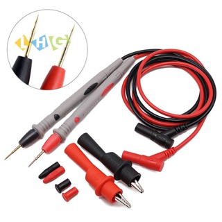 1 Pair Universal Probe Test Leads Pin For Digital Multimeter Needle Tip  Meter Multi Meter Tester Lead Probe Wire Pen Cable 20A