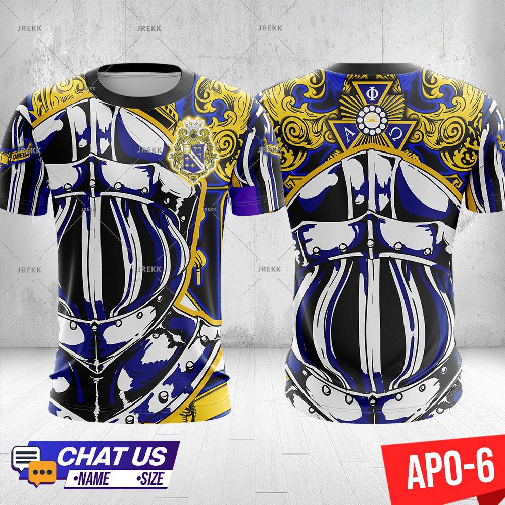 Transfer It Personalized Full Sublimation Alpha Phi Omega Shirt Design ...