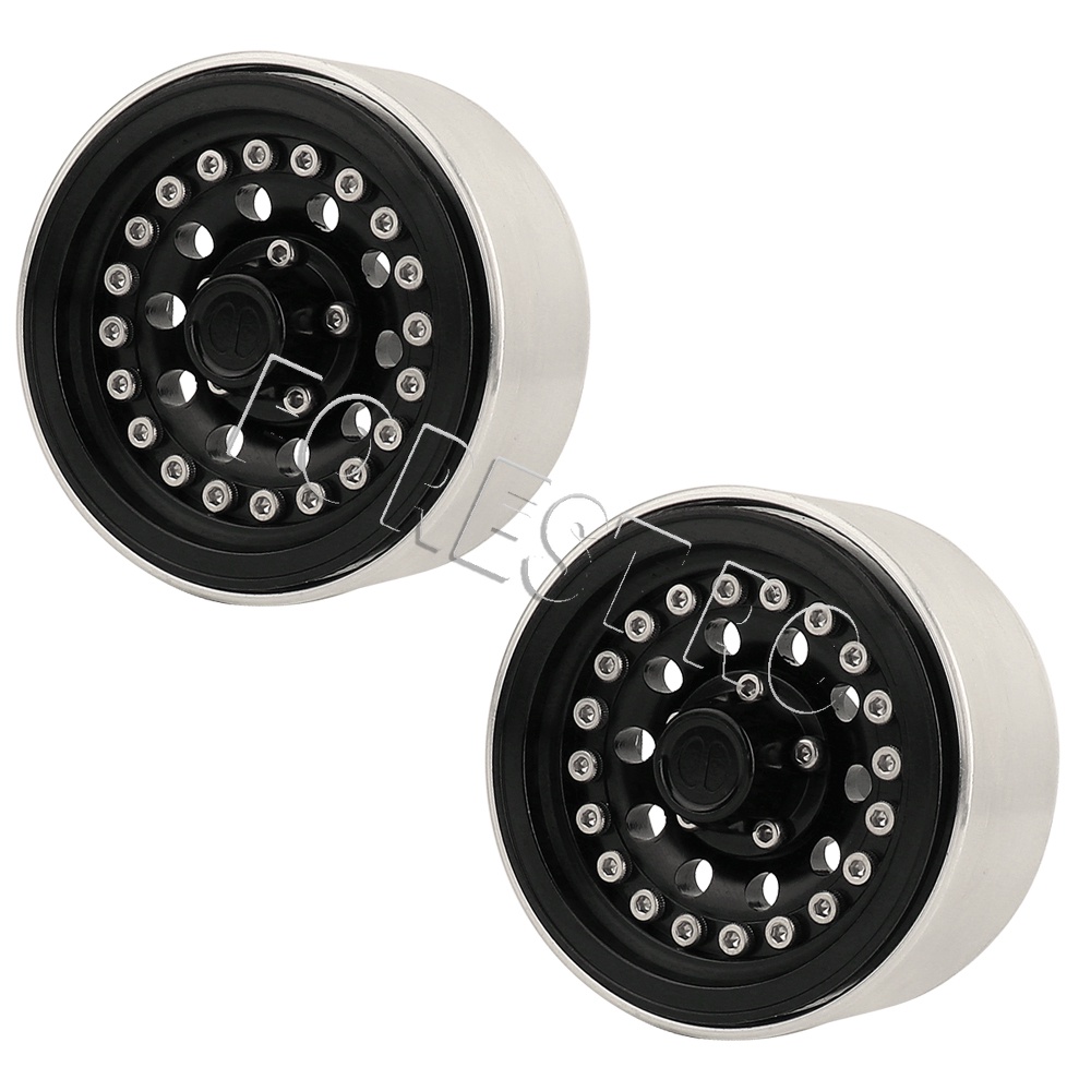 1/10 RC Crawler 1/4Pcs 1.9 Inch Beadlock Wheel Hub Rim Rims Aluminum ...