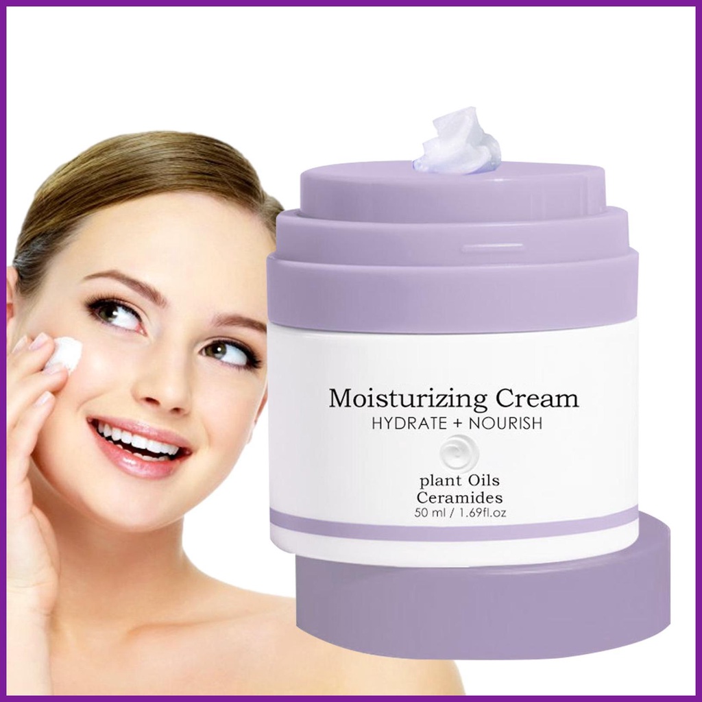 Brightening Face Lotion Vitamin E Nourishing Facial Lotion for Day and Night Everyday Facial