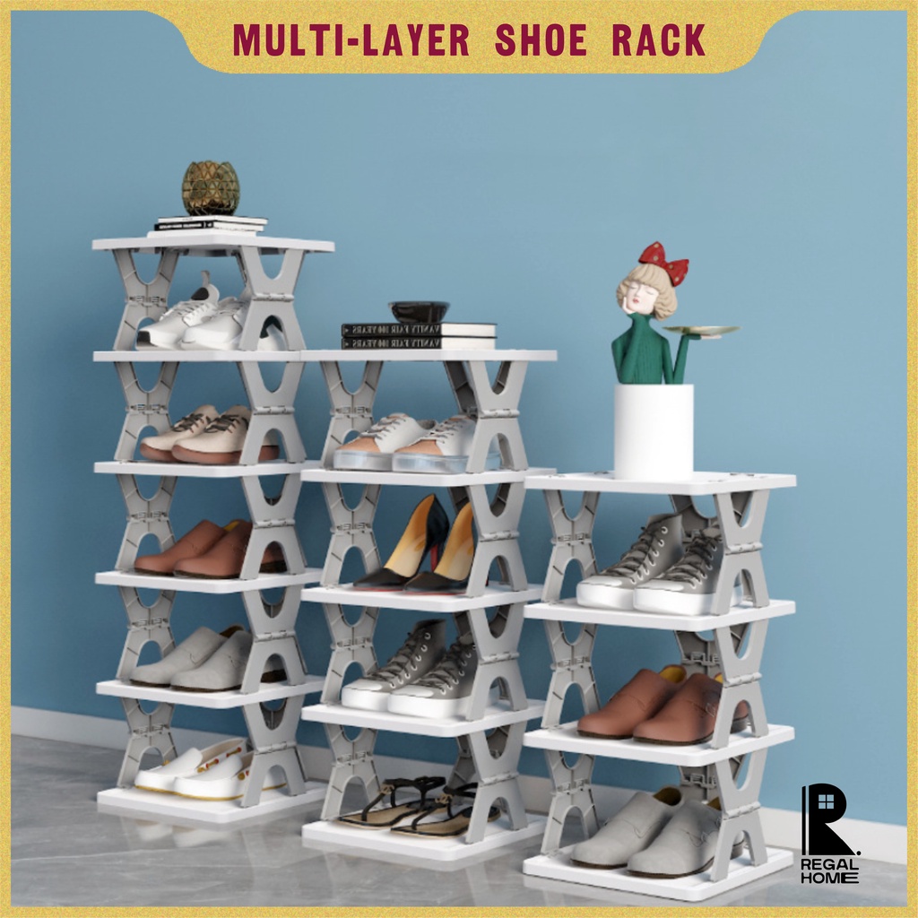 Multi-layer Shoe Rack Foldable Kitchen Organizer Rack Multipurpose Home ...