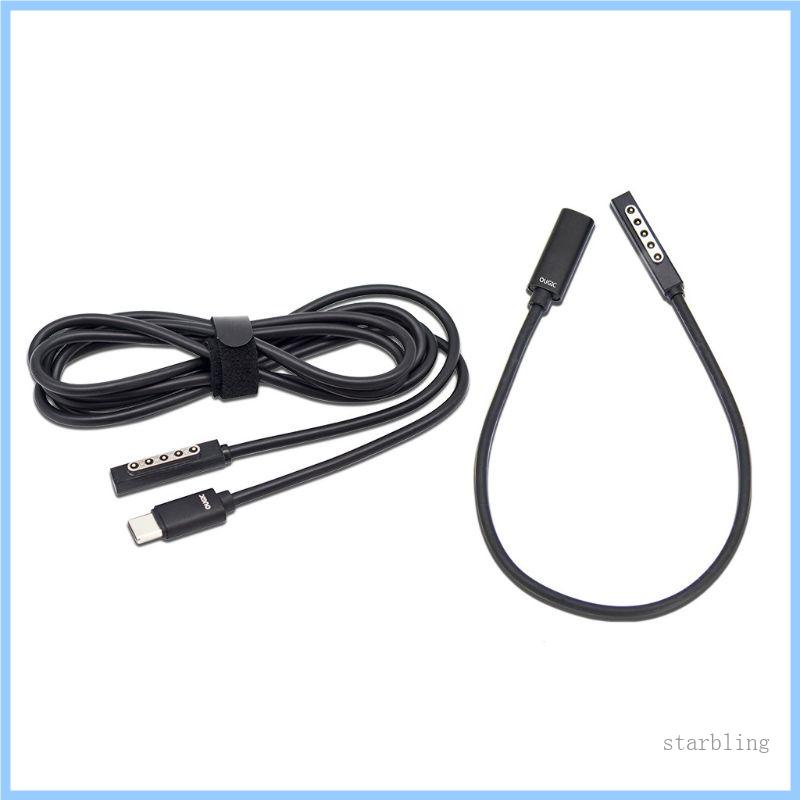 Star Charging Cable Type C Male Female To Surface Pro Laptop Charging