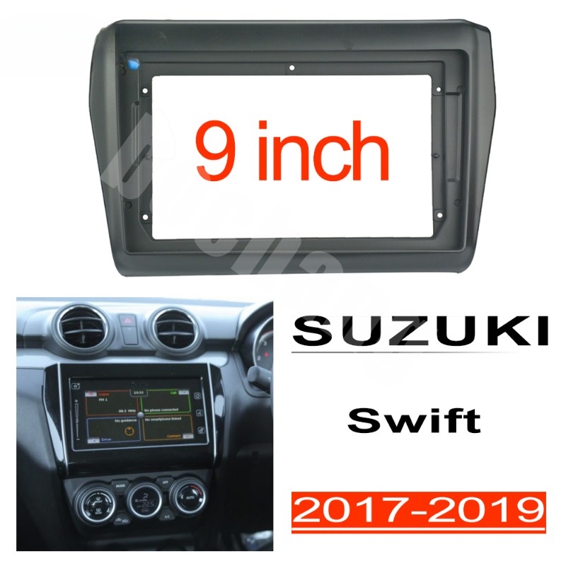 Honxun 9 inch car android head unit dash mounting kits player fascia
