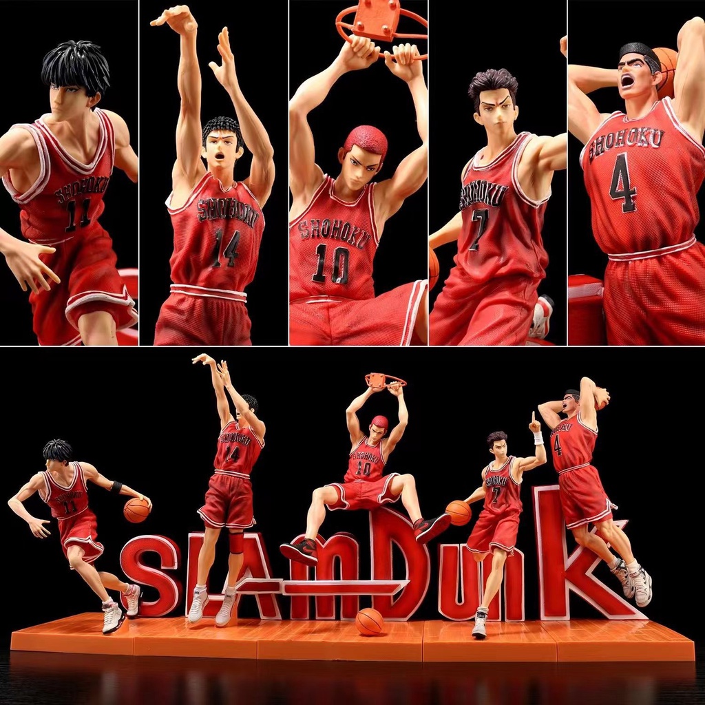 Slam Dunk Xiangbei Five Tigers Rukawa Kaede Mitsui Hanamichi Sakuragi 