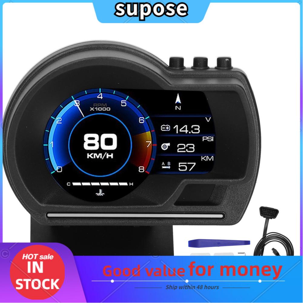 Supose Head Up Display OBD2 Dual System HD Screen Speedometer