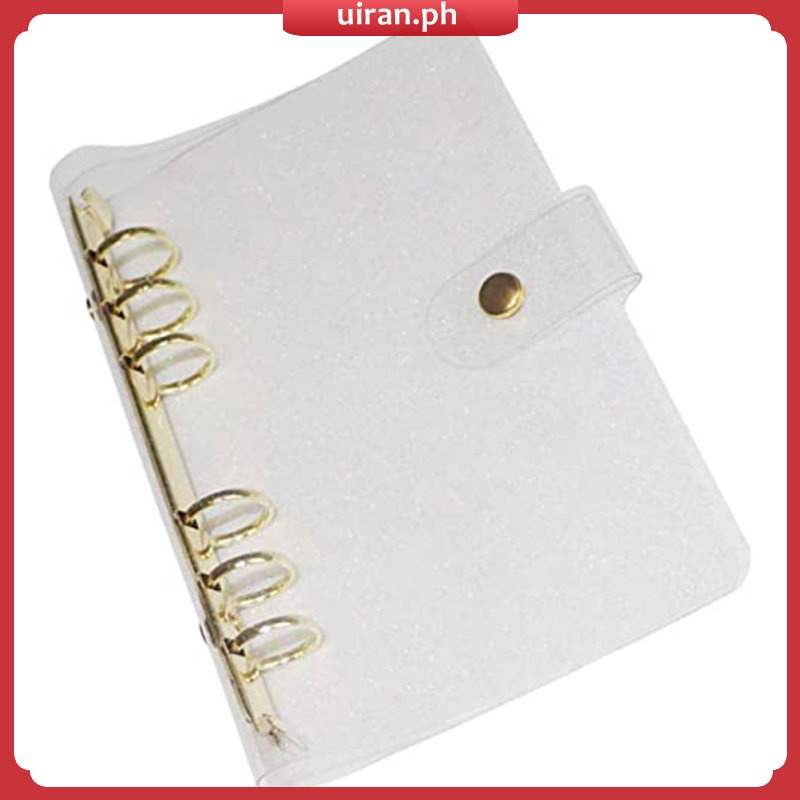 Clear Binder A5 Shell Planner Binders Book 6 Ring Thin Travel uiran