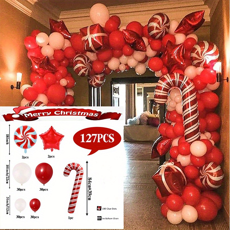 127 Pieces Christmas Balloons Garland Arch Kit Indoor And Outdoor   Sg 11134201 7rbmt Lob7hc9hq2c1c8