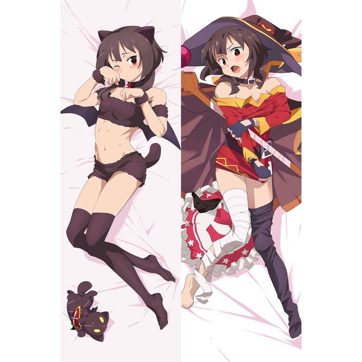 Megumin Konosuba Anime Dakimakura Body Pillow Cover Supple Sleep Otaku 50150 60180cm Shopee 2298