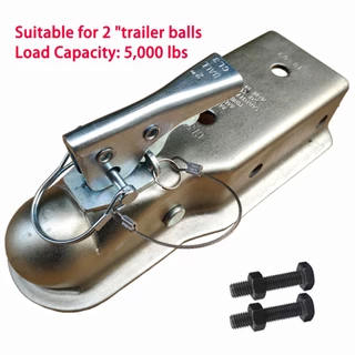 Heavy Duty 8 Ton Ball Combo Pintle Hook Tow Hook Hitch Towing 4WD