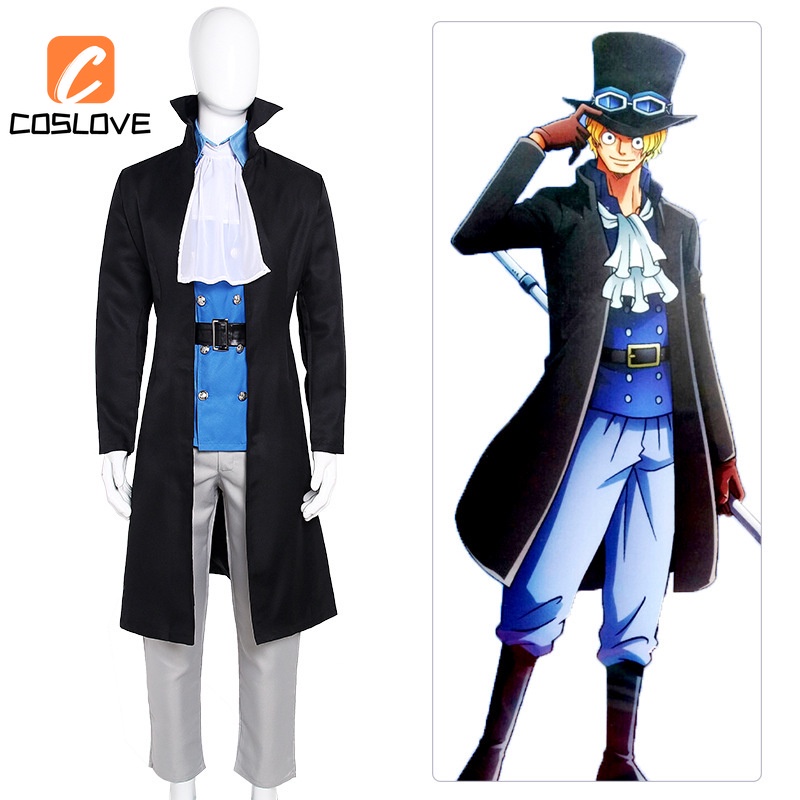 ONE PIECE Sabo Cosplay Full Set Costume Luffy's Brother Revolutionary