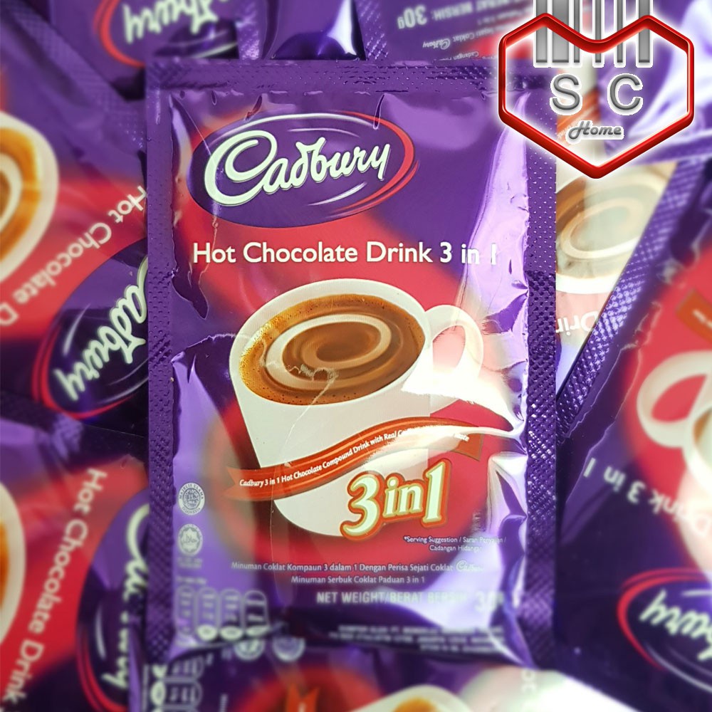 ♞cadbury 3 In 1 Hot Chocolate Compound Drink 450g 15 Sachets X 30g Shopee Philippines