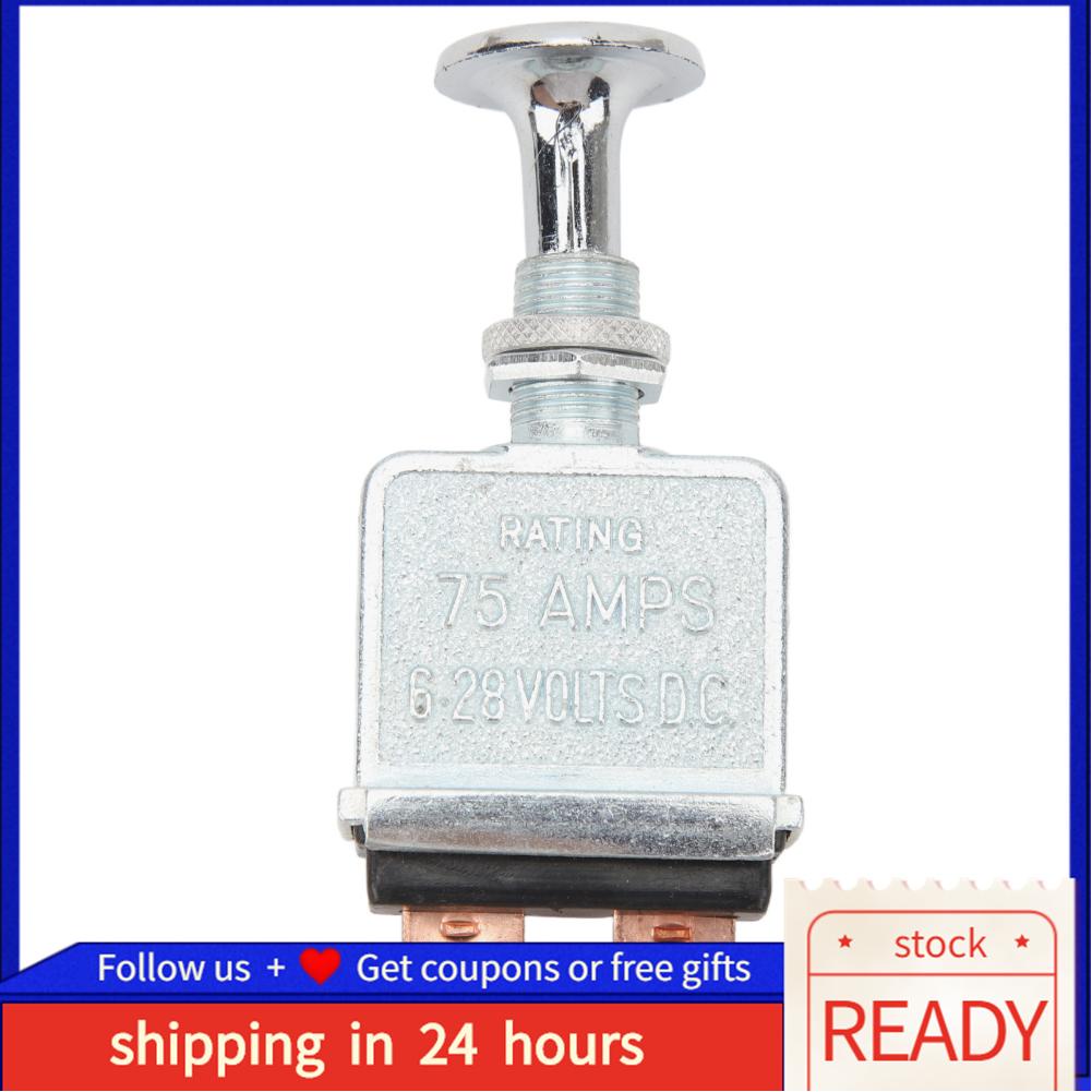 Newlanrode 75A Push Pull Switch SSW2816 Heavy Duty Universal On Off ...