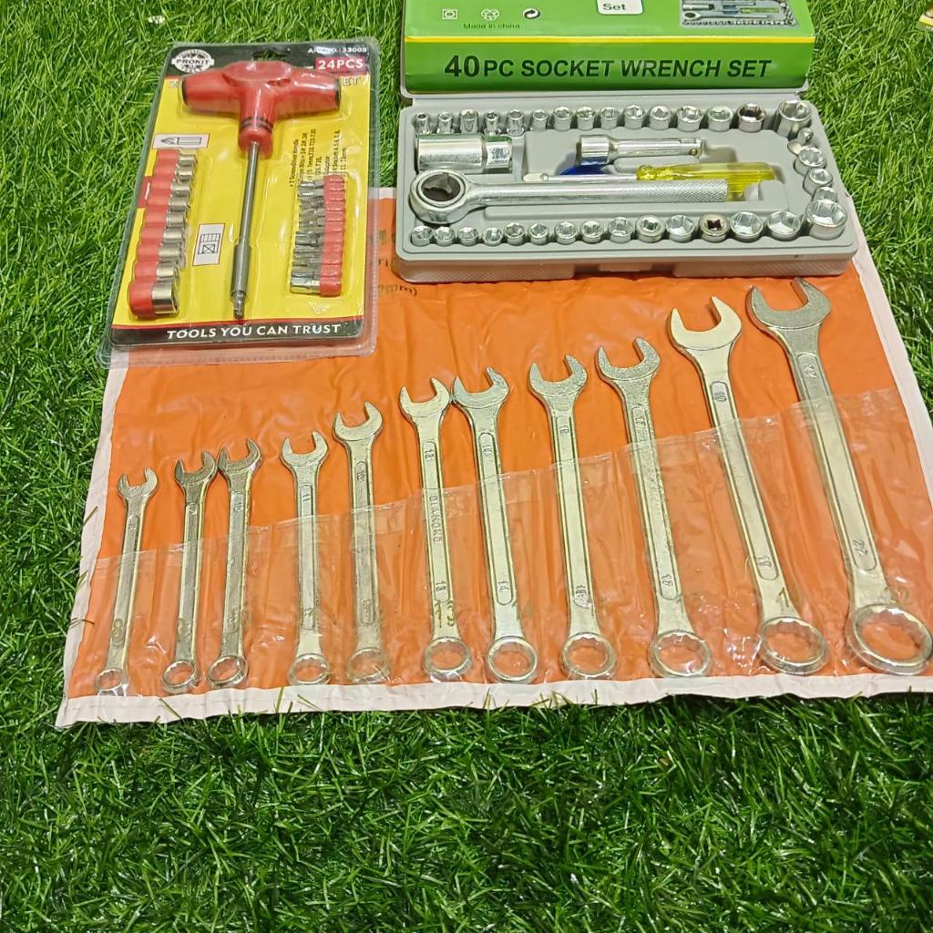 Package shock Lock 40pcs+screwdriver T set 24pcs+wrench ring Wrench ...