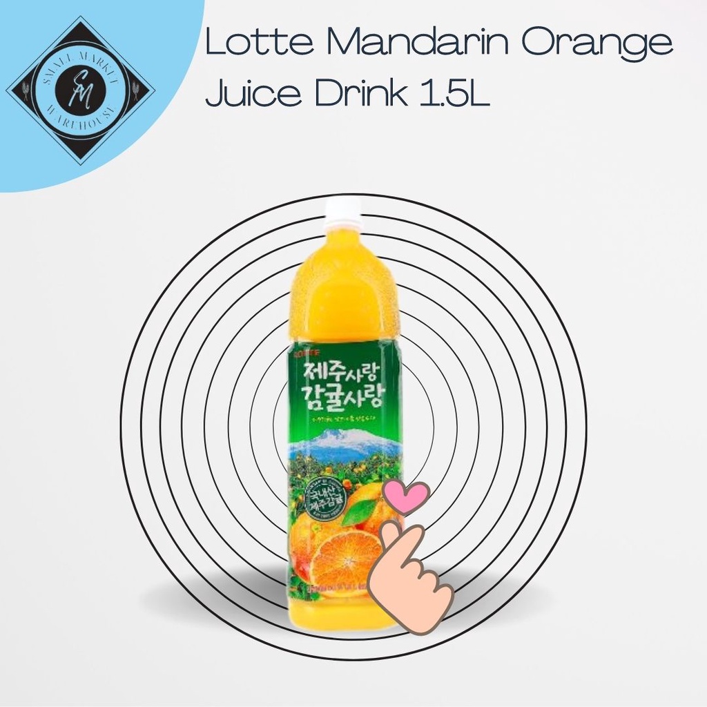 Lotte Mandarin Orange Juice Drink 1.5L Shopee Philippines