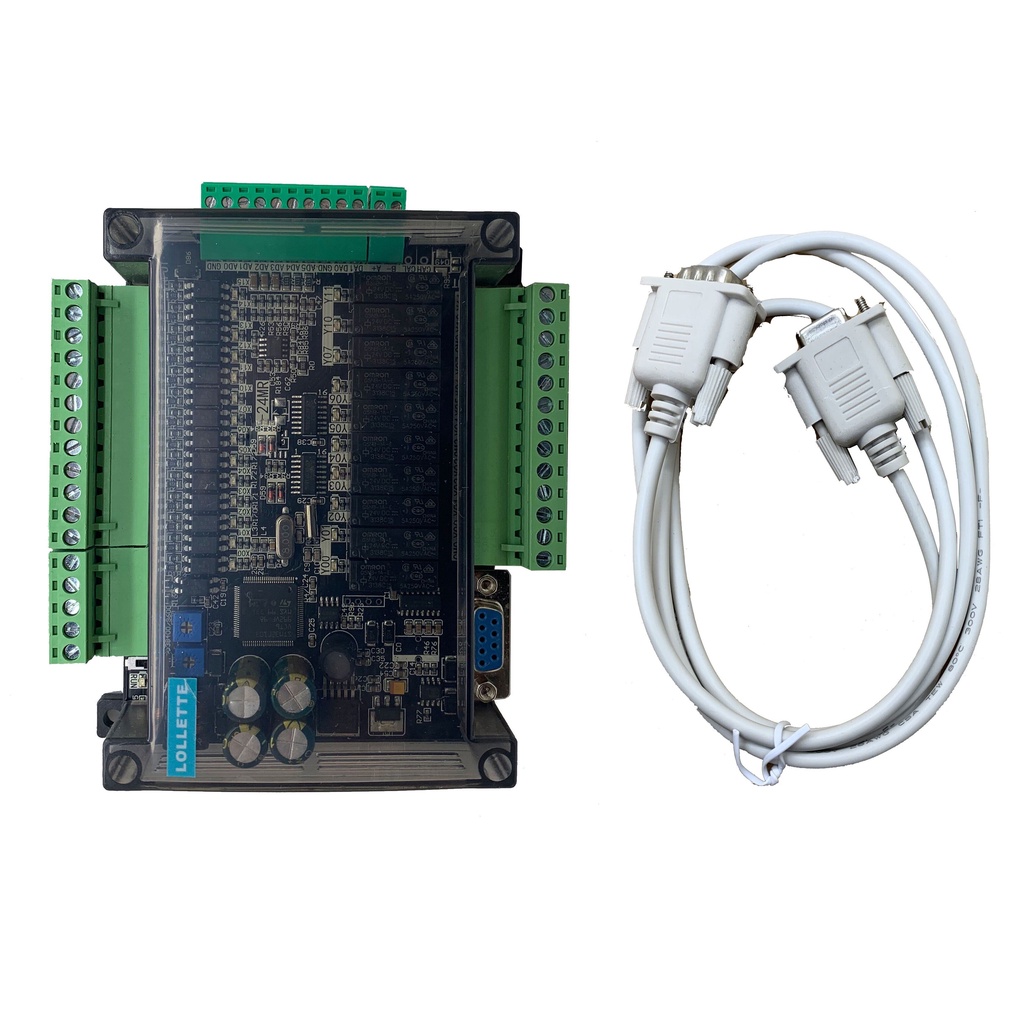 LE3U FX3U 24MR 6AD 2DA RS485 RTC (real time clock) 14 input 10 relay ...