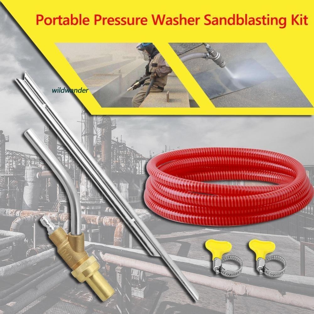 au- Portable Wet Sand Blaster Pressure Washer Sandblasting Kit 1/4 ...