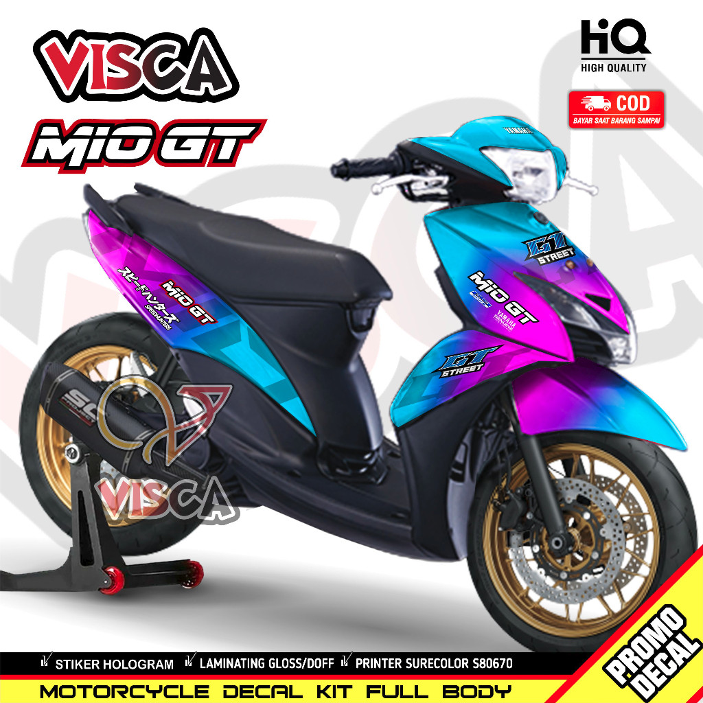 Decal Mio GT Full Body Sticker Mio GT Full Body Variation Striping Mio ...