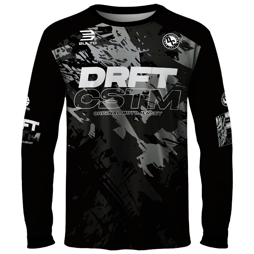 Men's Motorcycle Riding Drifit Custom Jersey LongSleeve for Sports and ...