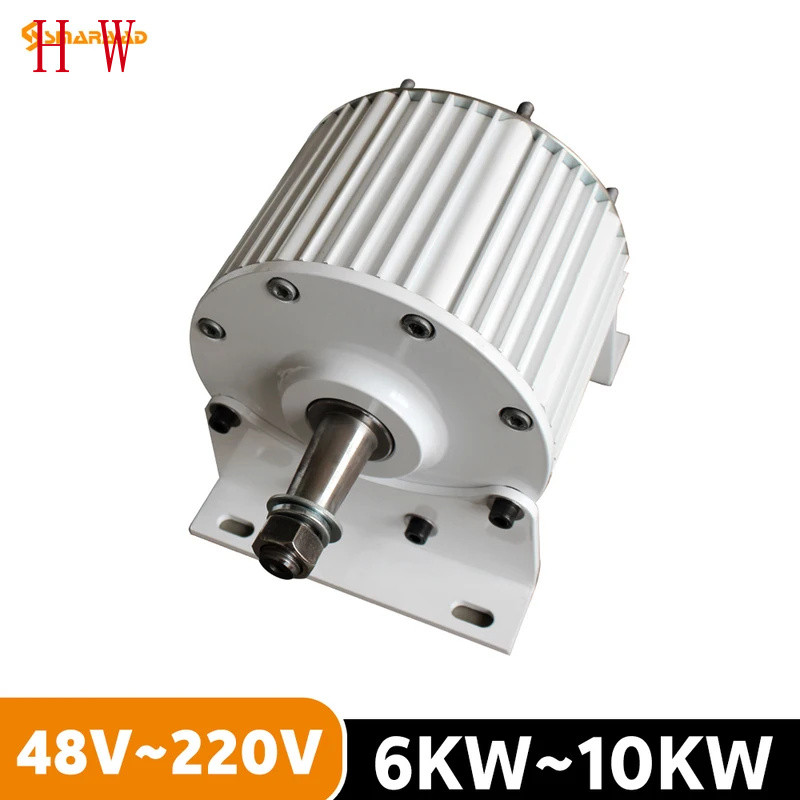 Low Speed 10KW 220V Permanent Magnet Generator Used For Developing AC 3 ...