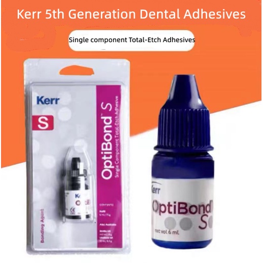 6ML Kerr 5th OptiBond Total-Etch Dental Adhesive Dental Bonding Agent ...