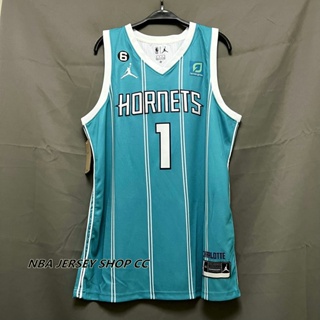 Charlotte Hornets Dennis Smith Jr. 2022-23 Icon Edition Jersey Teal