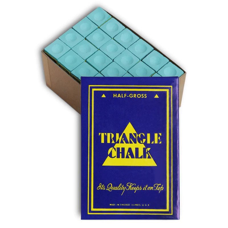 Triangle Chalk Rain Head Green Box Of 72 Cubes 1/2 Gross 72pcs | Shopee ...