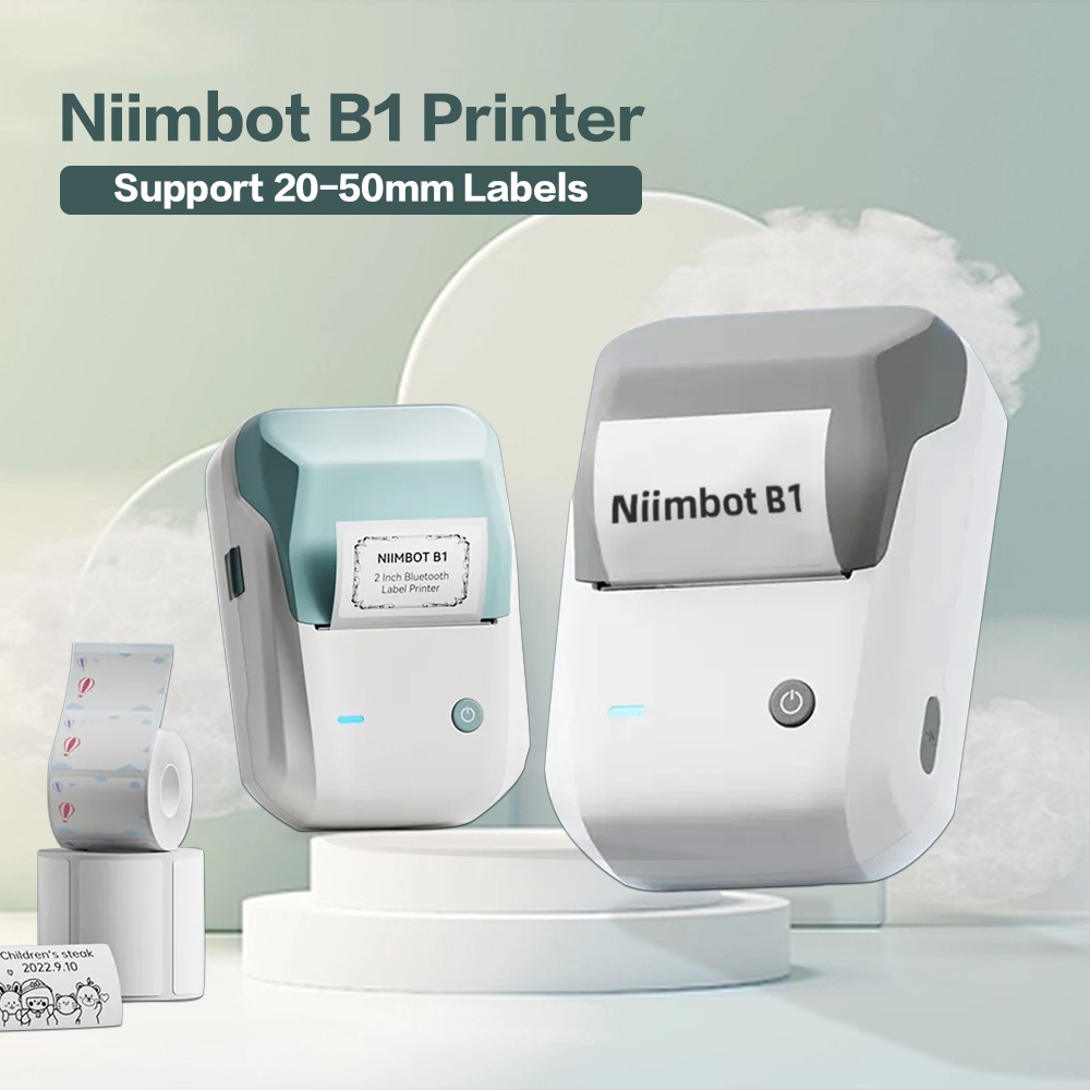 New Niimbot B1 Handheld Small Portable Bluetooth Inkless Label Printer