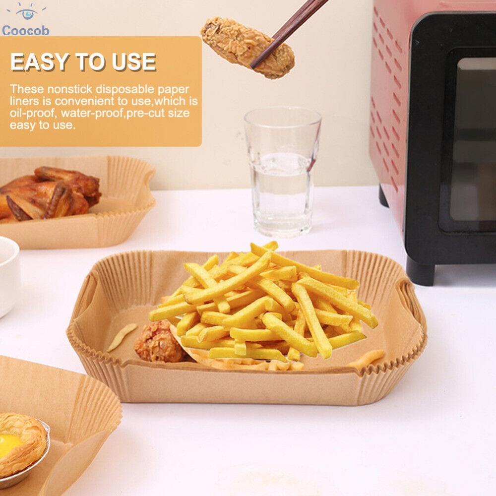 Paper Tray Oil Proof Thickened Oven Air Fryer Paper Disposable Paper ...